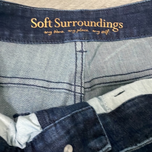 Soft Surrounding, 28W00, Size 10, Star cutouts, Denim Jeans‎ - Picture 3 of 5
